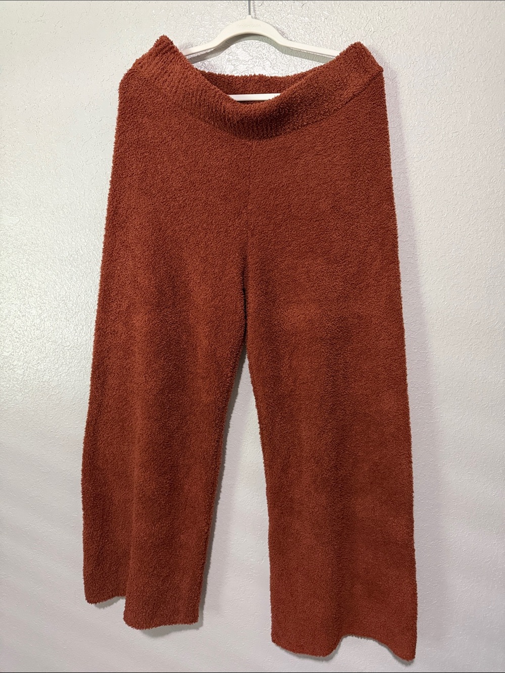 stars above Plush Wide-Leg Pants in Rust Brown